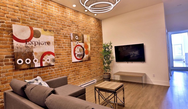 Exquisite condo in lovely Old Montréal with private terrace