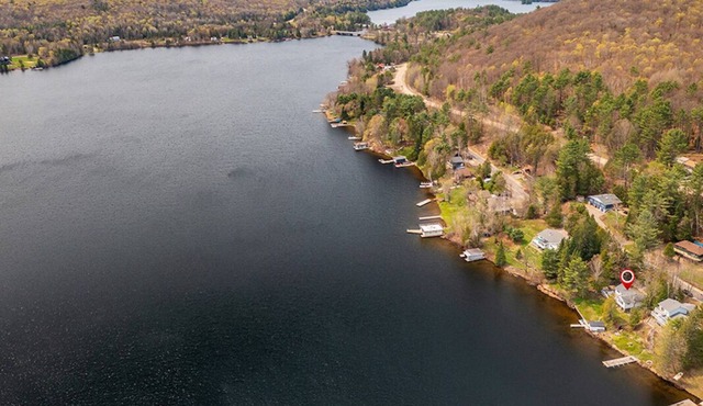 Family friendly cottage right on Lake of Bays! Pet-friendly with a hot tub