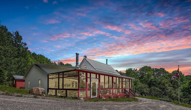 Family-friendly experience with beach on a private lake and trails on 135 acres!