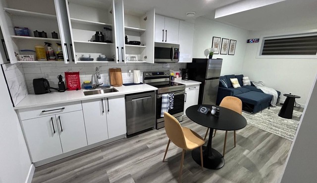 Fort Abode- 1 bedroom basement with seperate entrance and heating