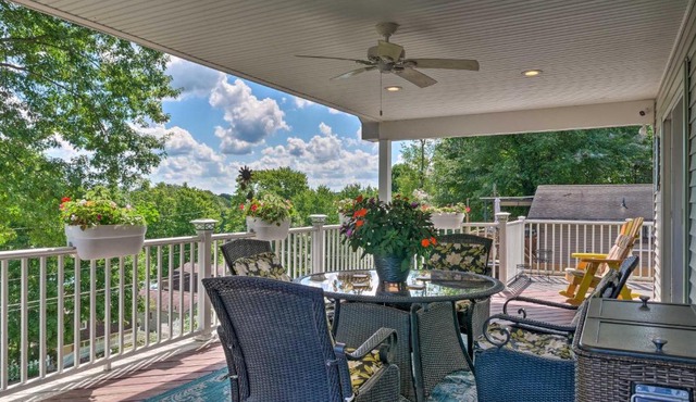 Guilford Lake Cottage w/Hot Tub & Water Views