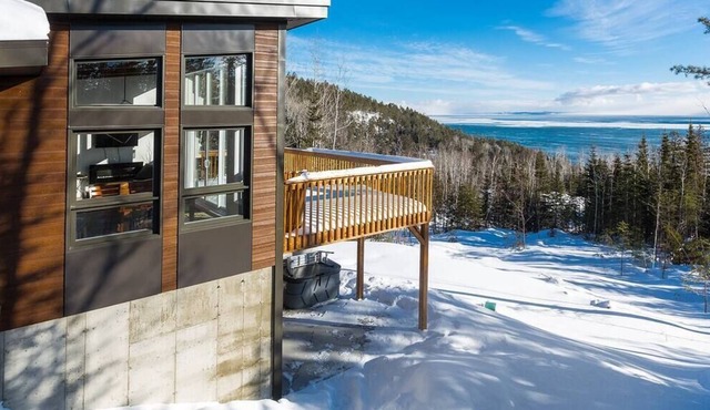 Hôtel à la maison - Hublot sur le fleuve avec spa