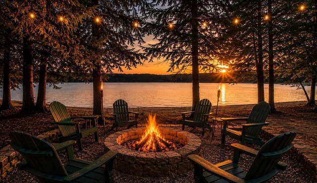 Lakefront Cabin for 4 | Private Beach, Kayaks & Fire Pit