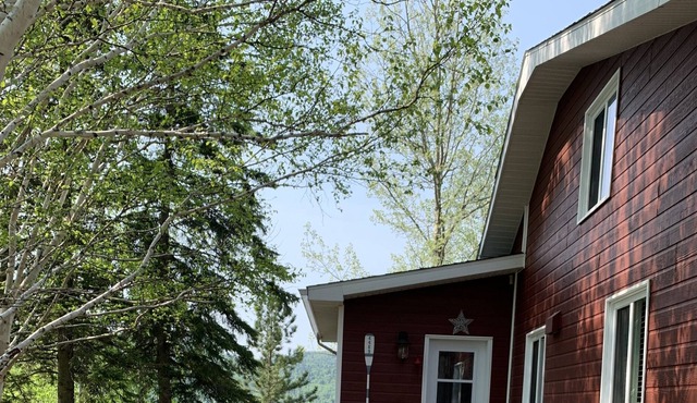 lakeside country house