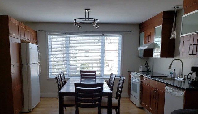 Le Cozy, peaceful apartment in the city center, close to everything, Hospital, Uqac