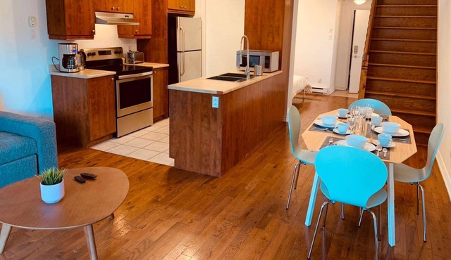Luxe HoMa Apt. with Loft & Mezzanine Terrace