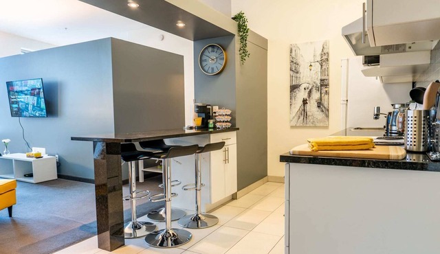 Luxurious Downtown Loft Heated Parking Rooftop Patio BBQ Gym Coffee