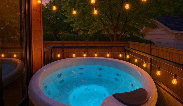 Luxury 5BDRM Retreat - HotTub - KingBed - AC - Sleeps 13