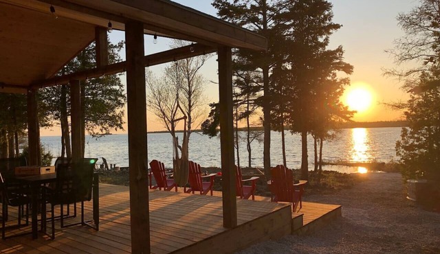 Miles Away Cabin Sunsets and S’mores (Lake Huron)