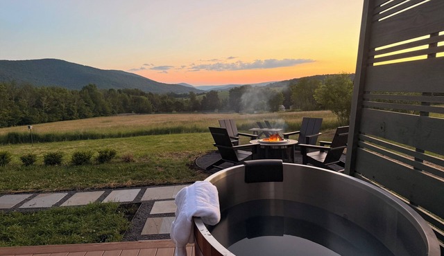 Modern Catskills barnhouse · sauna · 16 acres