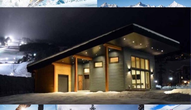New home, 100m from lift. Relax and enjoy this 4bdm Mountain Modern House.