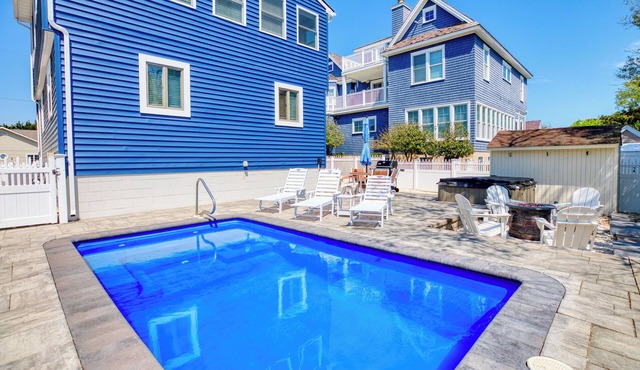 Oceanfront Oasis! Steps to the Beach! Hot Tub, Pool & Game Room!
