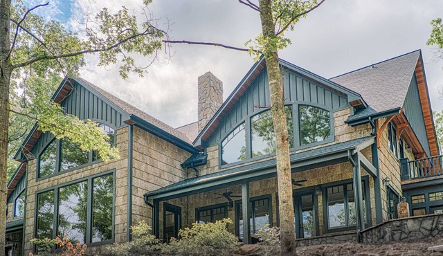 Private Gorgeous Modern Mountain Home with Mt Views & Pond on 190 Acres in Mill Spring