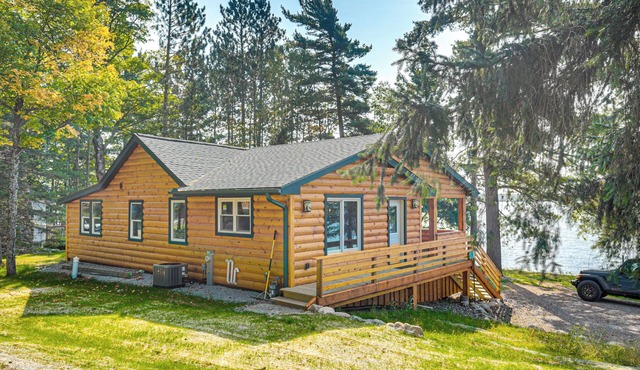 Quiet Lakefront Conover Cabin Near ATV Trails