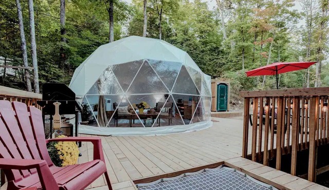 Ravine Dome Surrounded By Nature and Overlooking the Mississippi River in Ompah, Ontario
