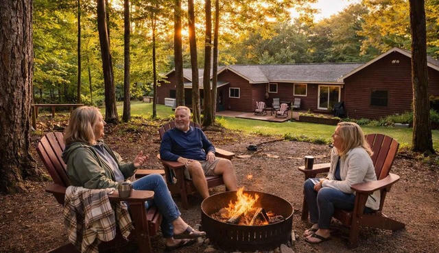 Relax & Recharge | Fire pit, Game Room, Near Torch Lake