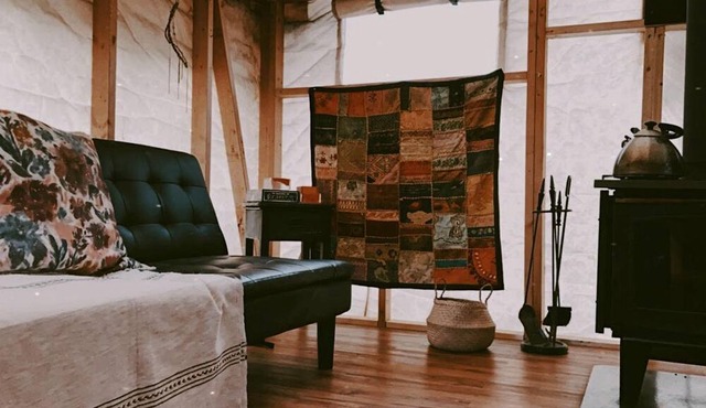 Secluded Glamping Tent Rental in the Laurentian Mountains of Mattawa, Ontario