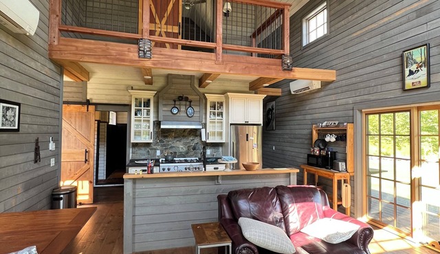 Sweeping Vermont Views From A Private, Designer, Ascutney Cabin