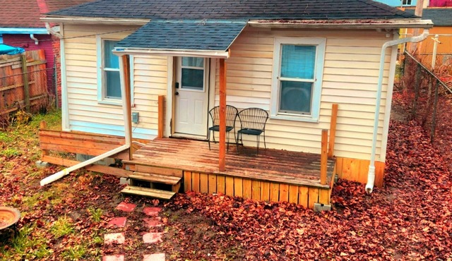 tiny house backyard cabin getaway in Detroit