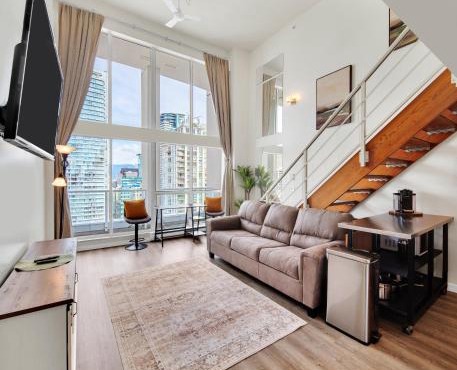 Two-Story Loft with a High-rises view and Rooftop Deck