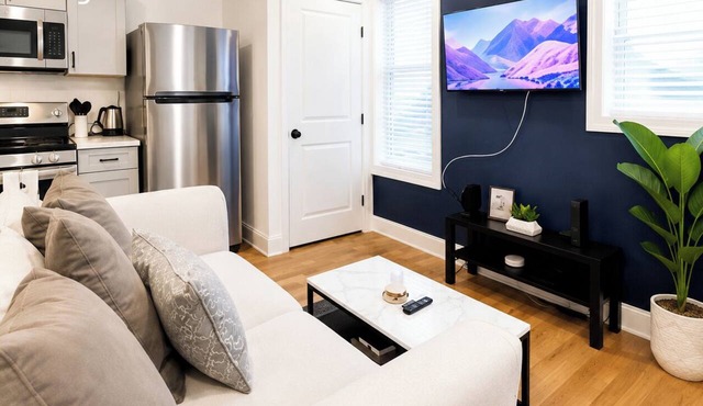 Unwind in this well-maintained unit with free parking, a fully stocked kitchen, and an in-suite washer/dryer. Perfect for work or leisure travel, this comfortable space has everything you need for a relaxing stay.