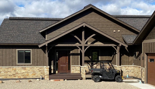 Views, views, views! Secluded setting over-looking beautiful Steamboat Lake. in Clark