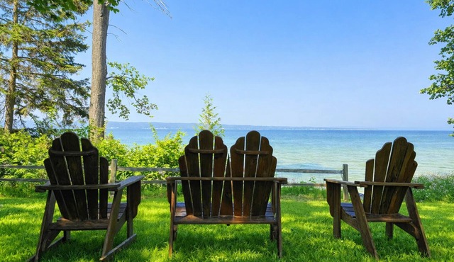 Waterfront Burt Lake Cottage | Sleeps 6