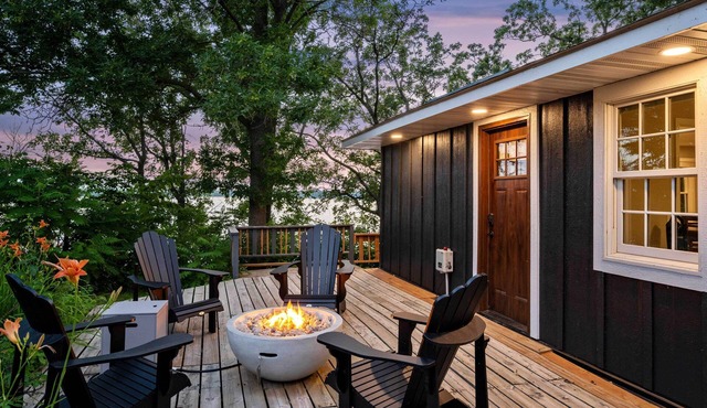 Waterfront Maple Lake Cabins w/Private Beach!