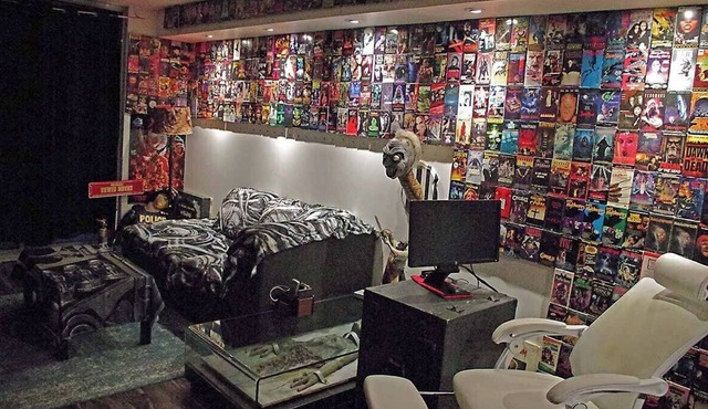 World's Only Live-In Video Store · 1200+ VHS tapes