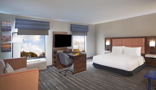 Suite, 1 King Bed, Accessible