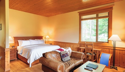 Luxury Cabin, 1 King Bed, Mountain View