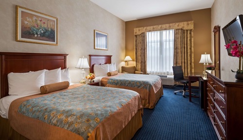 Standard Room, 2 Double Beds, Non Smoking, Refrigerator