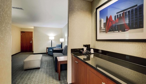 Suite, 1 King Bed with Sofa bed (Upper Floor, Sofa Sleeper, 2 Rooms)