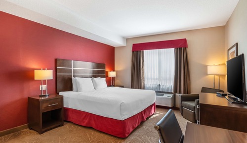 Standard Room, 1 King Bed, Accessible, Kitchenette (Walk-in Shower)