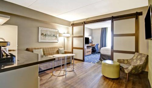 One-Bedroom King Suite with Roll-In Shower and Sofa Bed - Mobility Access/Hearing Accessible